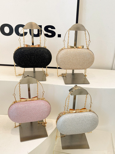 Cross-border high-end women's foreign trade single-shoulder hand-held cross-body evening bag small square box bag banquet handbag