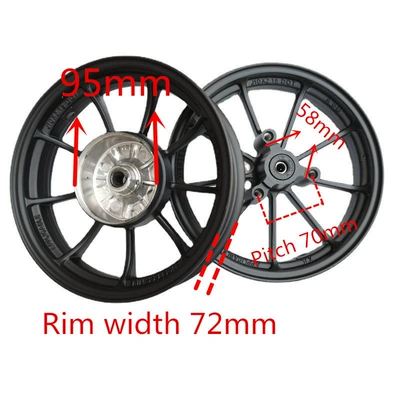 Z4 Manufacturer, Hub - 10inch-nine-claw-dio-50-disc-brake-all-black-set