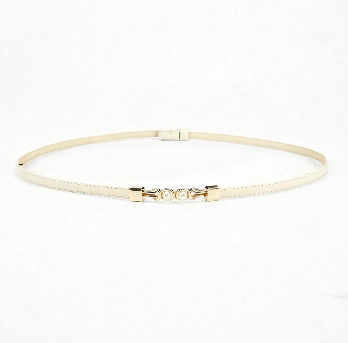 百合女性の細いベルトのボタンのファッションとワンピースのスカートのシャツのスーツの小さいベルトの高級感のオーダーメイド