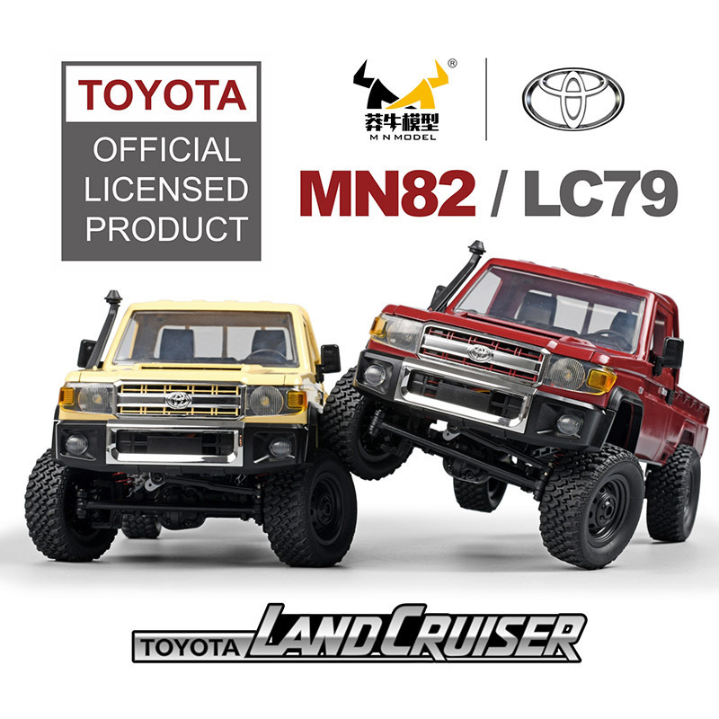 Optimización transfronteriza Mangniu MN82 escala completa RC modelo de vehículo de control remoto escalada vehículo todoterreno Toyota camión pickup juguetes