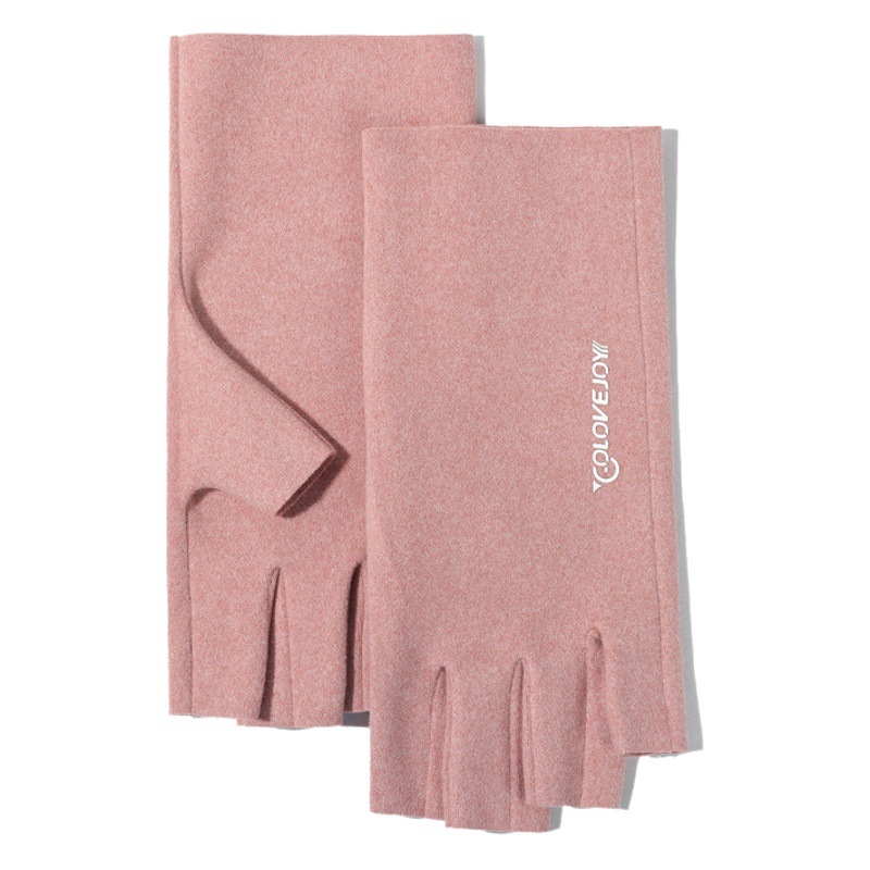 Nuevo invierno de las mujeres guantes de terciopelo dedo a prueba de viento a prueba de frío caliente pantalla táctil engrosada estudiante coreano al por mayor