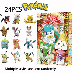 2024クリスマスのポケモンのペットの精霊のクリスマスのブラインドの箱の宝の夢のポケモンのクリスマスの降車のカレンダー