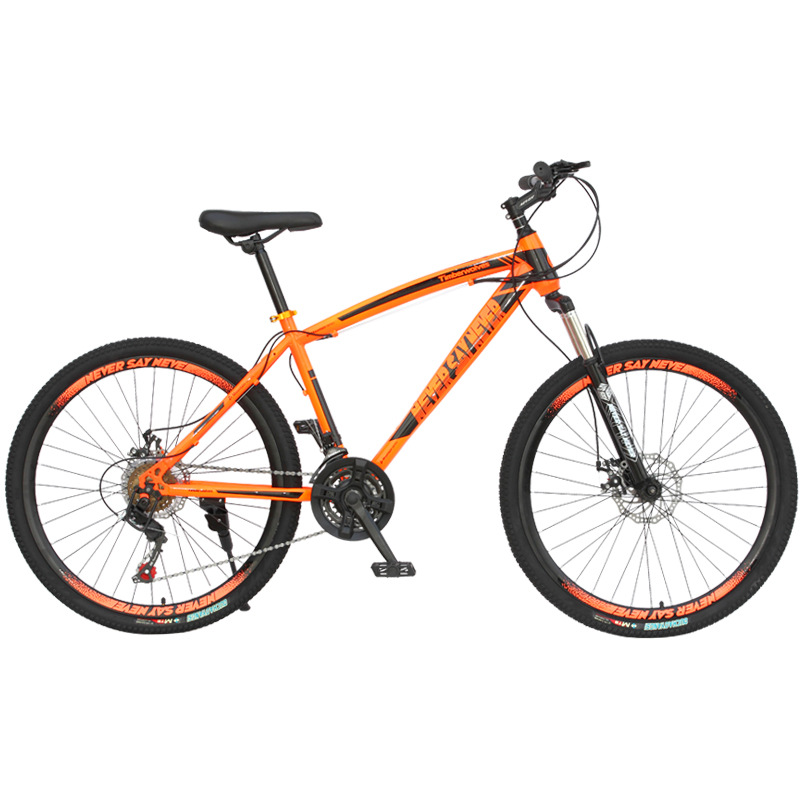 Adultos bicicletas de montaña ligeras portátiles para hombres bicicletas de velocidad variable de amortiguación de doble cilindro bicicletas al aire libre juveniles