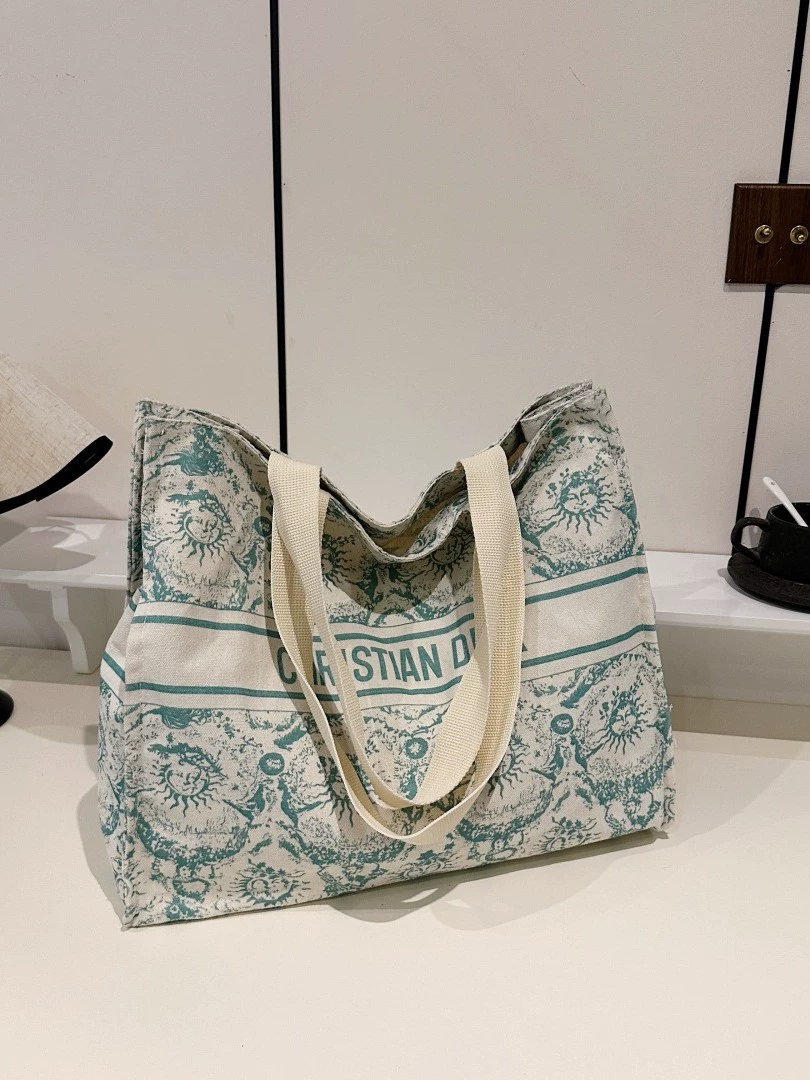 Cloth bag, beach capacious one-shoulder bag, shopping bag