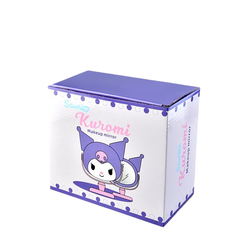 Espejo de Maquillaje 3D de Kuromi, Espejo de Mesa Creativo y Bonito para Decoración de Escritorio, KUROMI