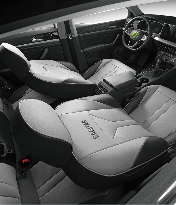 Customized Sagitar Seat Cover Fully Encloses 19-23 Car Cushion Leather Seat Cover for Four Seasons General Special Car
