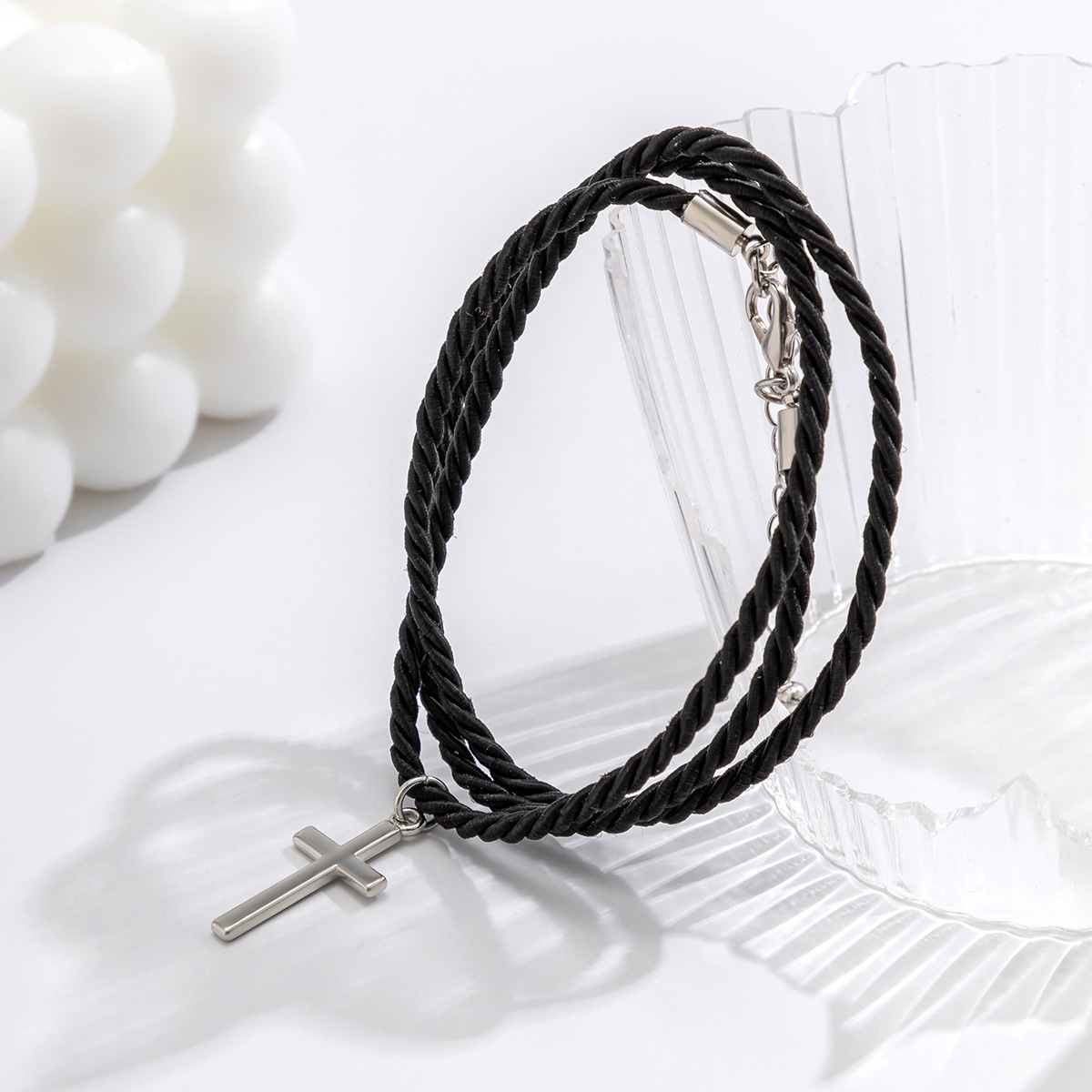 Fashion Cross rope Menu0027S Bracelets 1 Piece