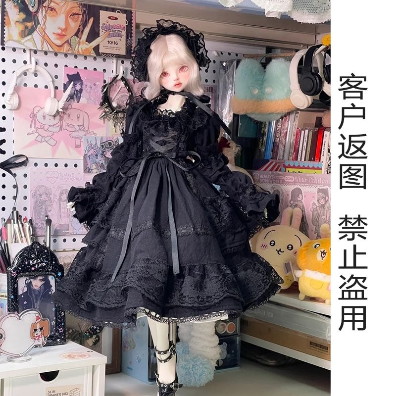 BJD bjd SD bjd 1/346 Ghost mom Maid Skirt Retro Lolita Dress princess Dress