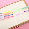 Double-sided fluorescence digital pen for elementary school students, watercolour, crayons, 6 colors