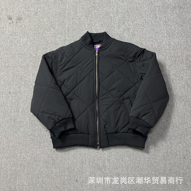 跨境 Cort 恶魔岛男女加厚潮牌连帽宽松情侣保暖棉服棉衣外套冬季|undefined