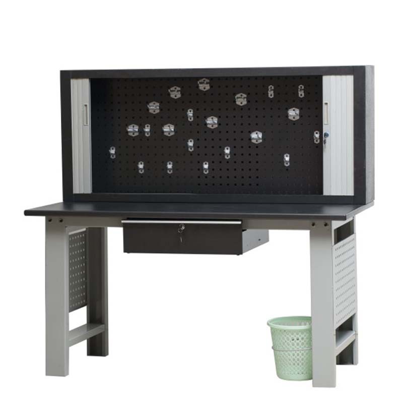 GP-315F汽车维修重型工作台教学工作桌带背板带抽屉