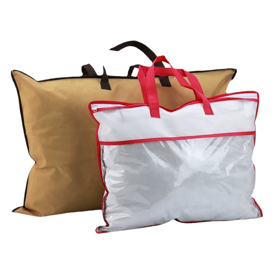 Мешки для хранения из нетканого материала для домашнего текстиля, пылезащитные упаковочные мешки для постельных принадлежностей, мешки на молнии для одеял, хит продаж для трансграничной торговли