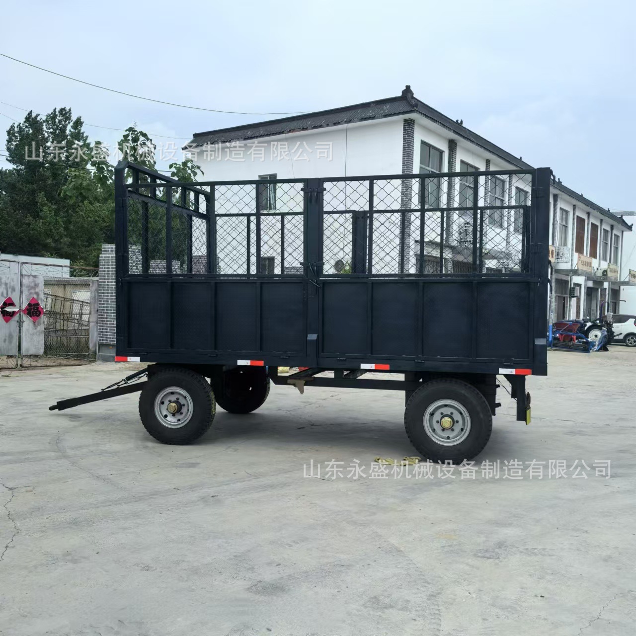 农用拖拉机牵引式可选自卸托盘或拖斗按需求规格选配拉货车斗定金