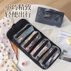 Beilian の新しいトラベルフォーインワン化粧品バッグ、大容量のパーティション収納バッグ、ポータブル乾湿分離トイレタリーバッグ