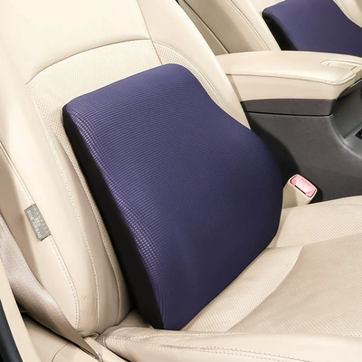 Headrest: Pillow, Neck Pillow, Factory Direct - p157-blue-lumbar-support