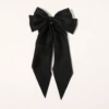 Black hairpin with bow