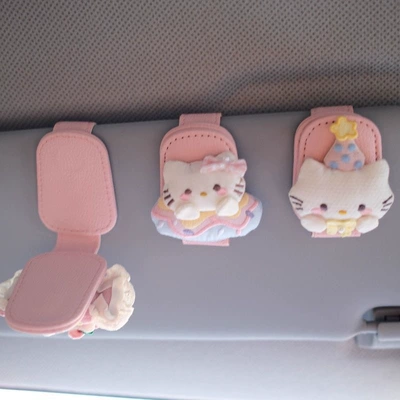 Girls, Magnetic Clip-On Storage | Car Glasses Clip/Bill Clip