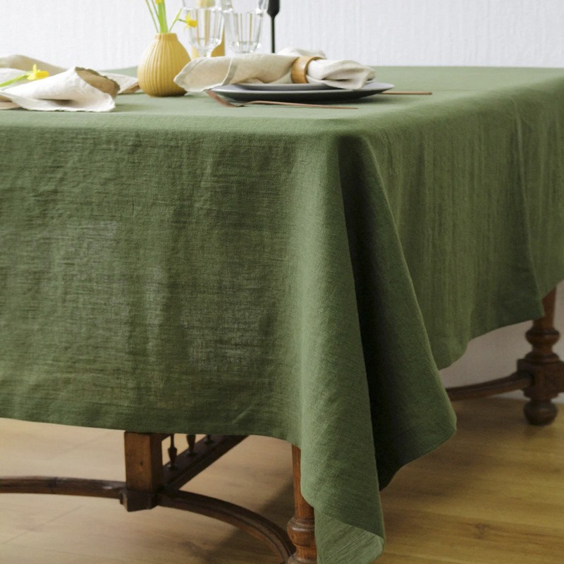 Tela de lino puro lavada con agua, tela de lino, tela de lino, mantel, textil para el hogar, ropa, 14 piezas de tela de lino de rocío de lluvia individuales y dobles