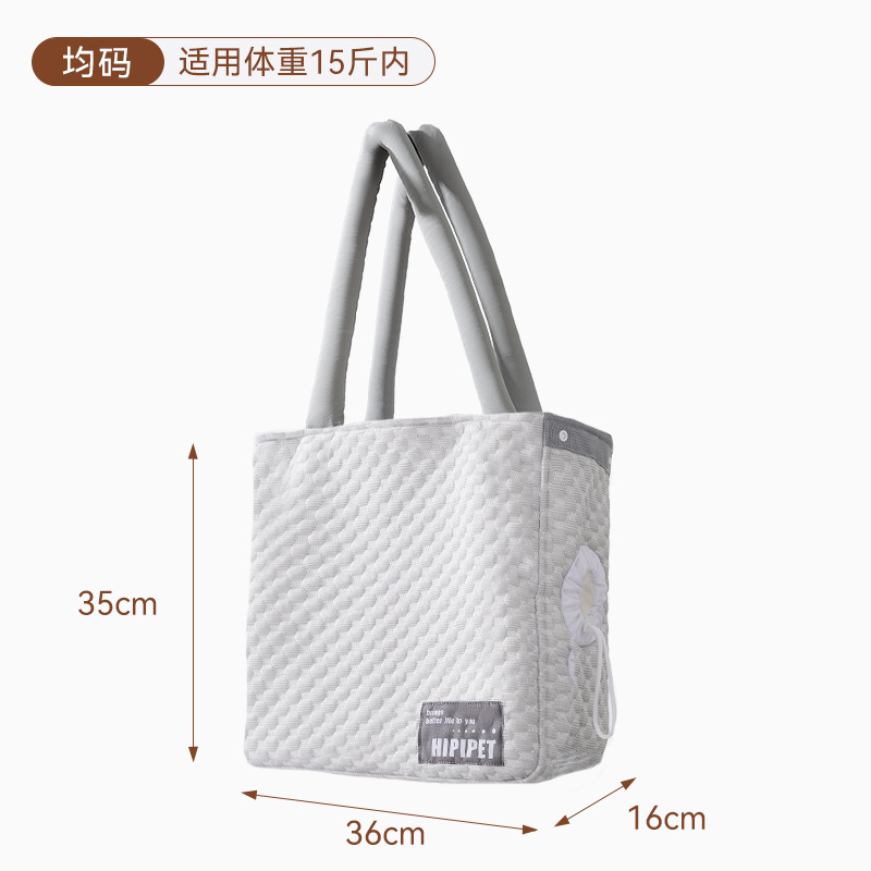 Perro primavera y verano fresco hielo guisantes ojos grandes lindo lindo bolso de salida bolso de gato bolso de hombro para mascotas