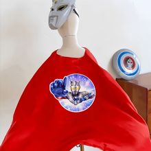 男童双层披风儿童超人节日生日COS角色扮演服装小女孩演出服斗篷3