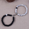 Strong magnet for beloved heart-shaped, design bracelet, turquoise set natural stone, trend of season