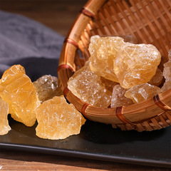 Ice Crystal Authentic Old Rock Sugar Yellow Rock Sugar Plum Liqueur Sugarcane Small Granulated Sugar Large Block Sugar Bottled 1250g