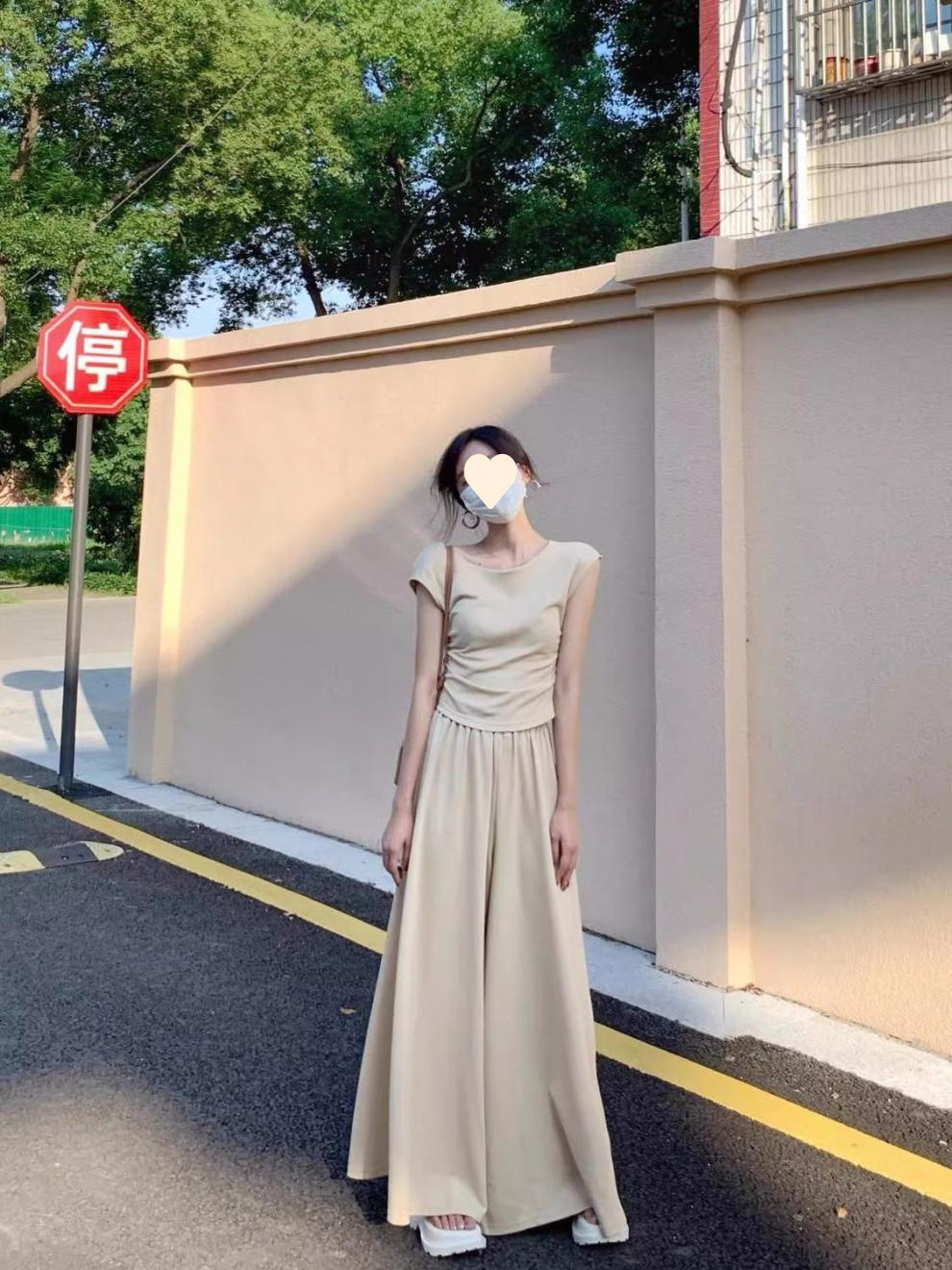 ChicShe Plus Size Tea Outfit For Women New Small Sweet Korean Style Dress Summer Set_voghion.com