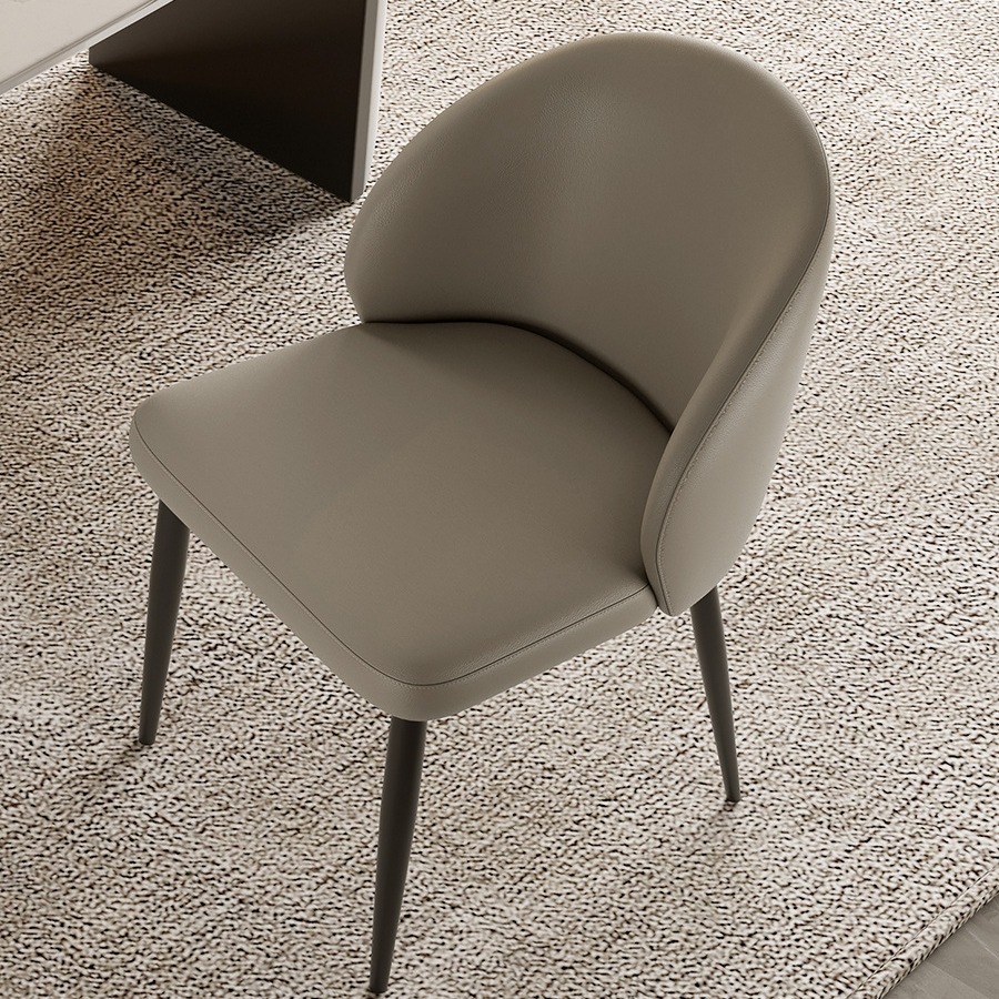 Italian minimalist dining chair light luxury dining chair simple modern bedroom home small apartment dressing table chair stool