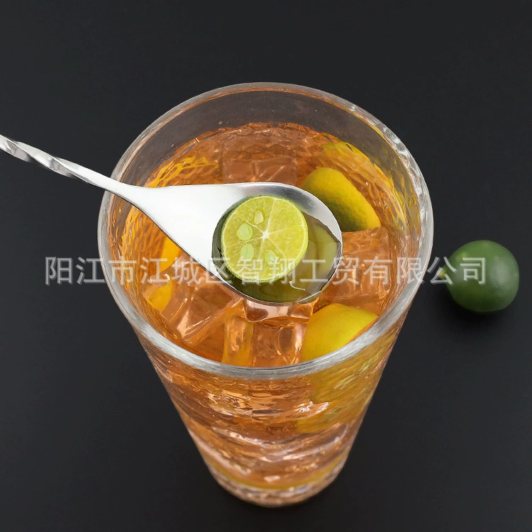 Длинная ложка-мешалка из нержавеющей стали, 30 см, для коктейлей, кофе, молока, чая