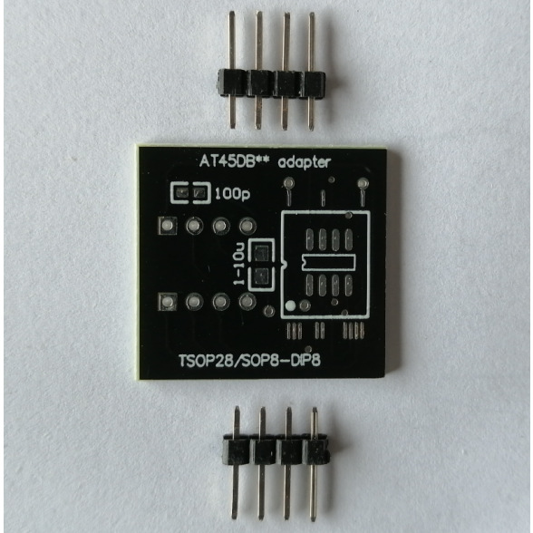 TSOP28转DIP8简易座 AT45系列芯片用 编程器烧录座