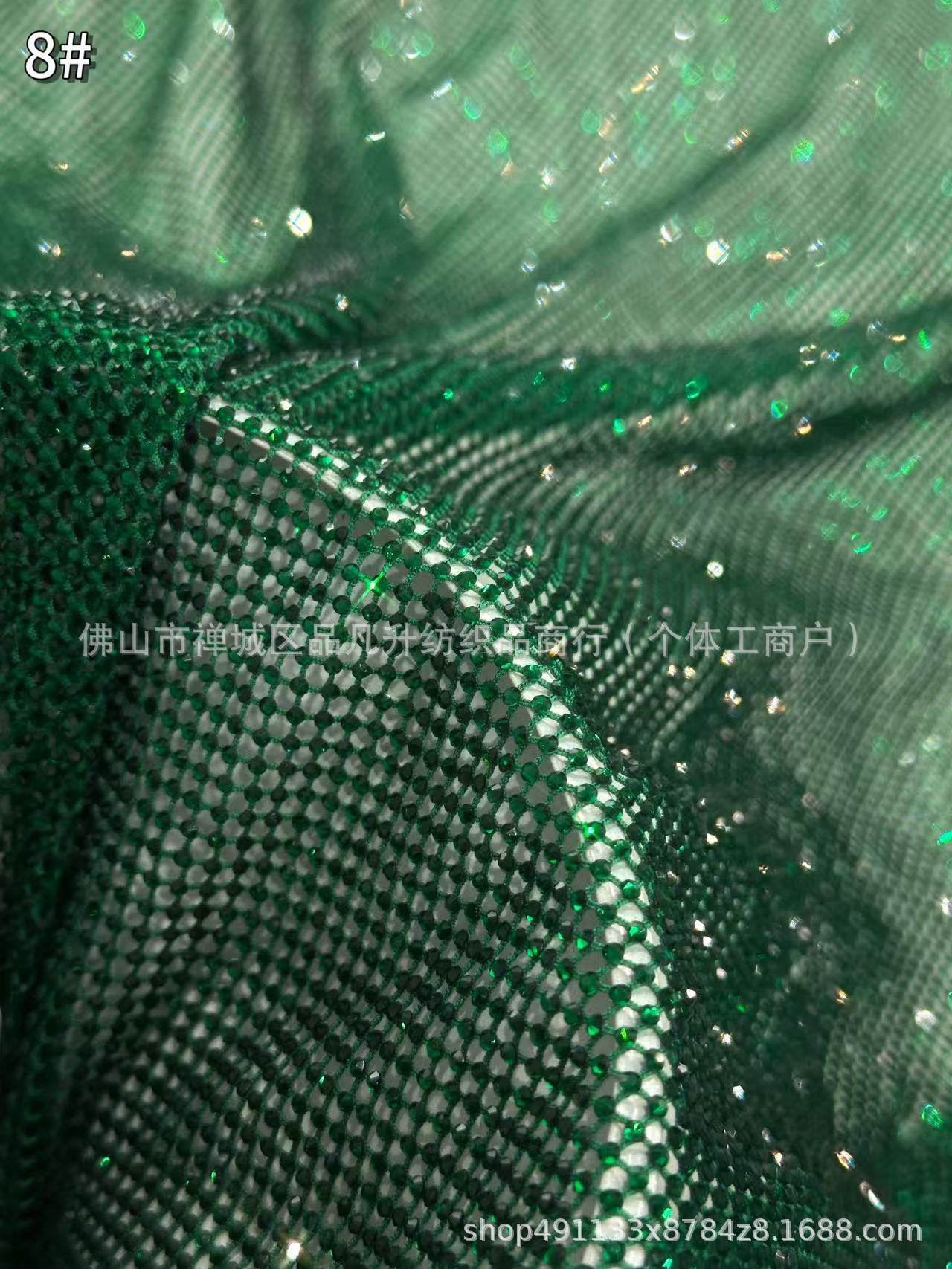 Fabricantes de tela de diamante caliente de alta densidad de 6 imitación de diamante australiano moda cena espectáculo de fiesta vestido de tela