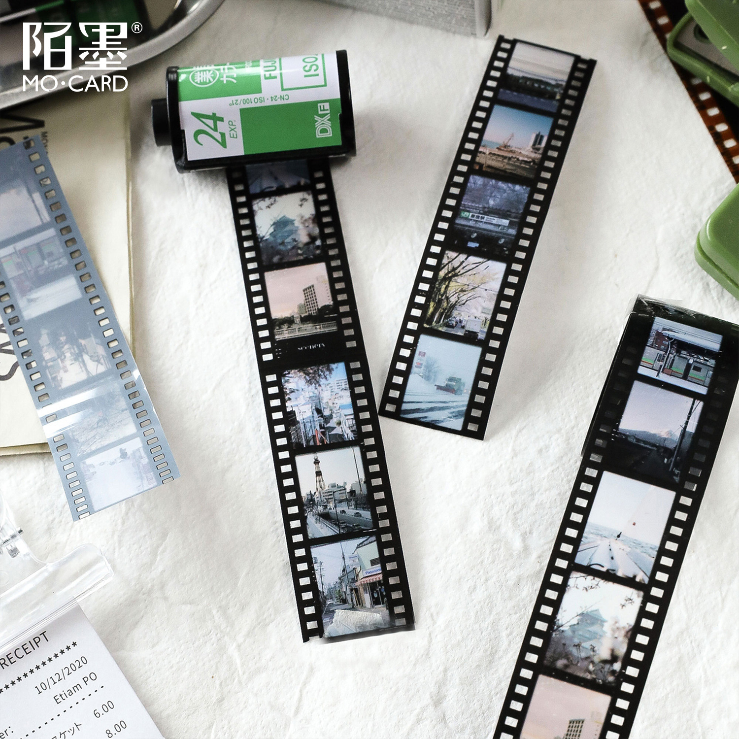 Mo mo serie de películas artísticas cinta de PET romántica ins feilin retro película transparente diario pegatinas decorativas