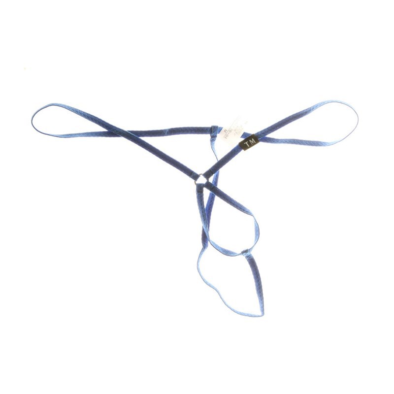 Men's thong sexy bandage pants solid color T pants low waist underwear sexy hip exposed T pants with string Men's thong sexy bandage pants solid color T pants low waist underwear sexy hip exposed T pants with string