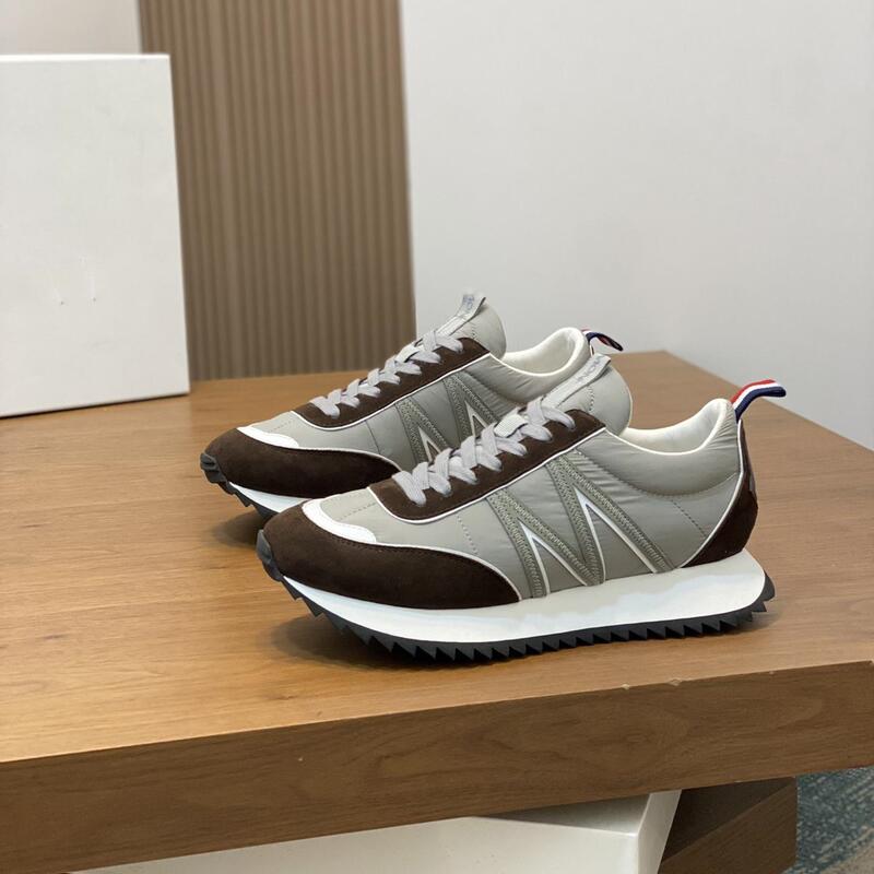 High-End Luxury Four-Season New Umbrella Waterproof Cloth Ultra-Light Elastic Heightening Thick-Soled Comfortable Sports and Leisure Men's Shoes