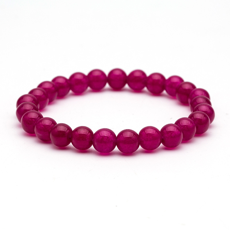 Korean version of Crystal Opal Bracelet Fashion Couple Gift Single Circle Bracelet