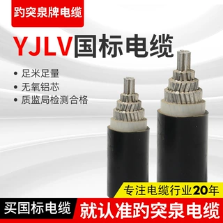 支持定制国标铝线架空绝缘缆线 YJLV单芯聚氯乙烯铠装电力电缆线