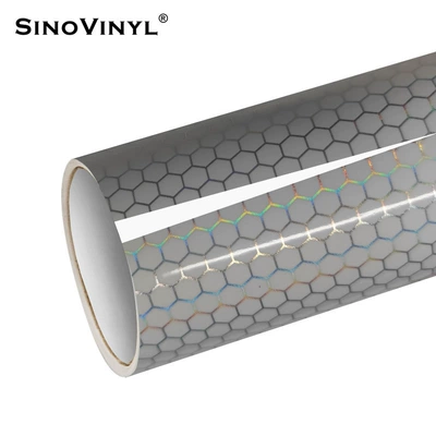 Automotive Film, color changing film magic color - 15218-m-honeycomb-laser-white