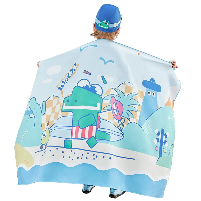 Lemon children's quick dry handheld beach bath towel for swimming for men and women girl's