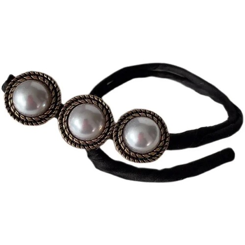 Korean style round bun twisted clip hair pin French pearl shell daisy female hair accessory vintage hairpin wholesale