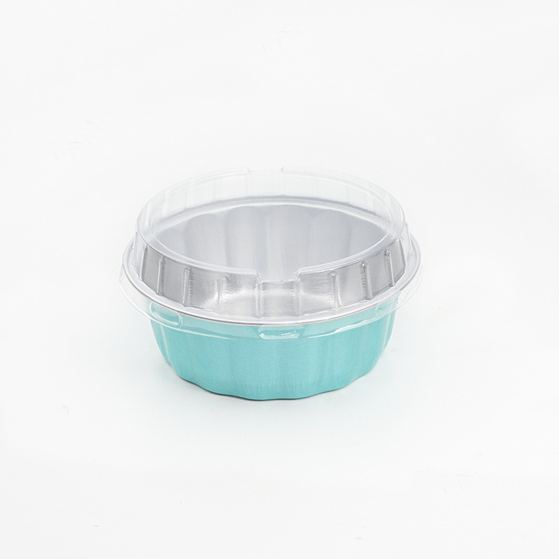 티파니 블루 + 하이 뚜껑, 원형, 알루미늄 호일 235ML