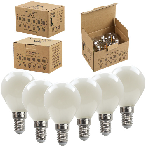 Cross-border Edison light bulb led lighting lighting retro filament lamp G45 E27E26E14E12 screw socket