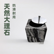 天然大理石棉签盒创意首饰收纳桶牙签筒轻奢卫浴四件套供应
