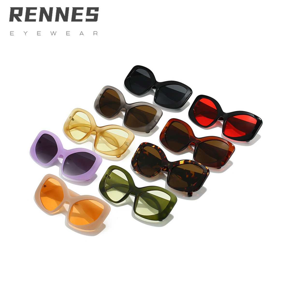 Gafas de sol decorativas exageradas del sexo opuesto de gran tamaño para hombres y mujeres, gafas de sol de parasol europeas y americanas Y2K