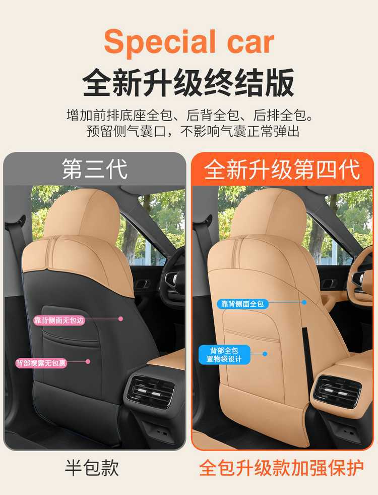 Galaxy A7 Special Car Seat Cushion, All-Season Universal Suede Leather Saddle Pad, Full-Cover Seat Cover, Breathable Seat Cushion, Seat Cover