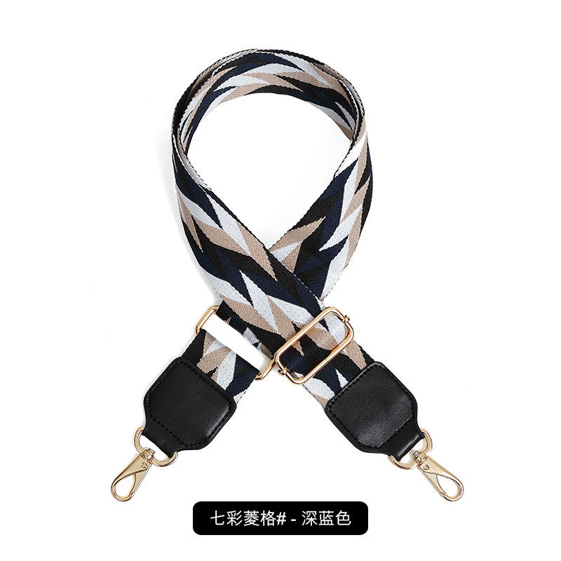 화려한 마름모-짙은 파란색