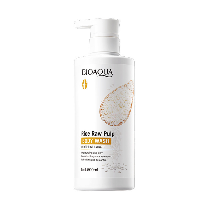完全英語 BIOAOUA ライスピューレ ウォッシュ＆ケアセット シャンプー ヘアマスク コンディショナー 越境貿易卸売|undefined
