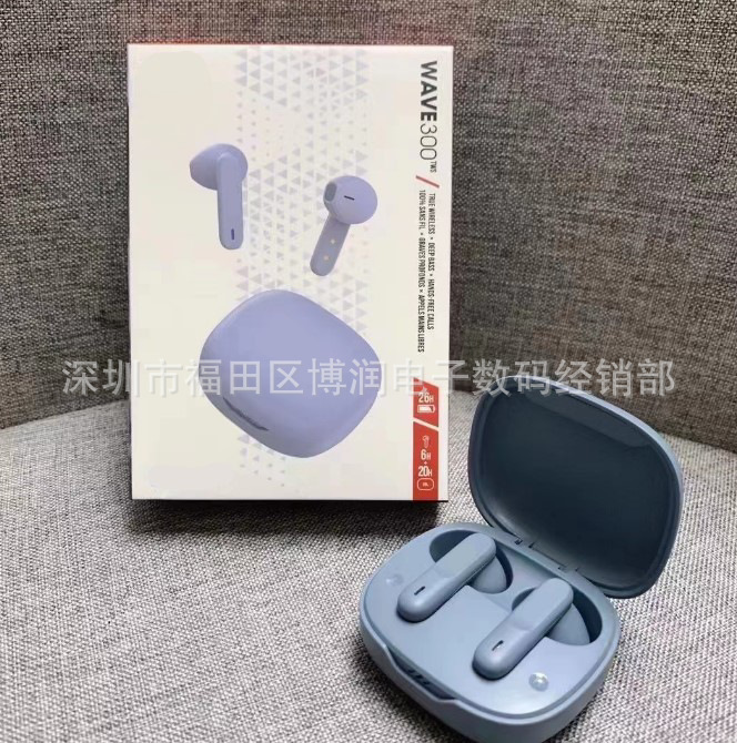 跨境新款WAVE300TWS真无线W300蓝牙耳机半入耳式运动通话音乐耳机|undefined