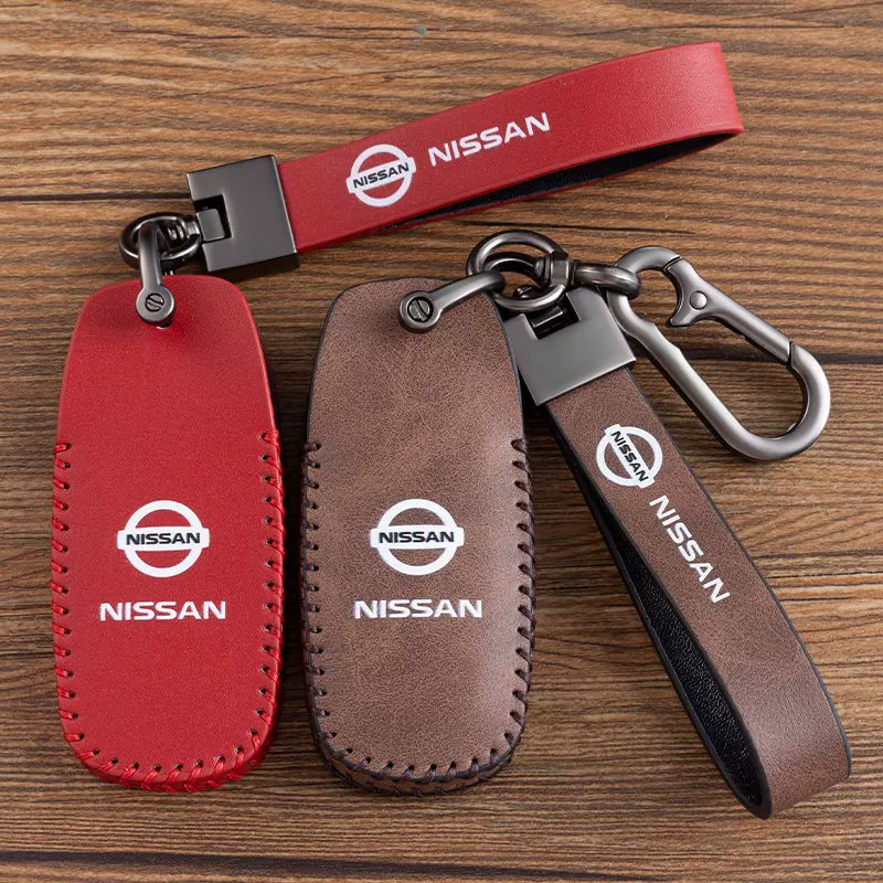 Nissan, key bag, 2023, genuine leather