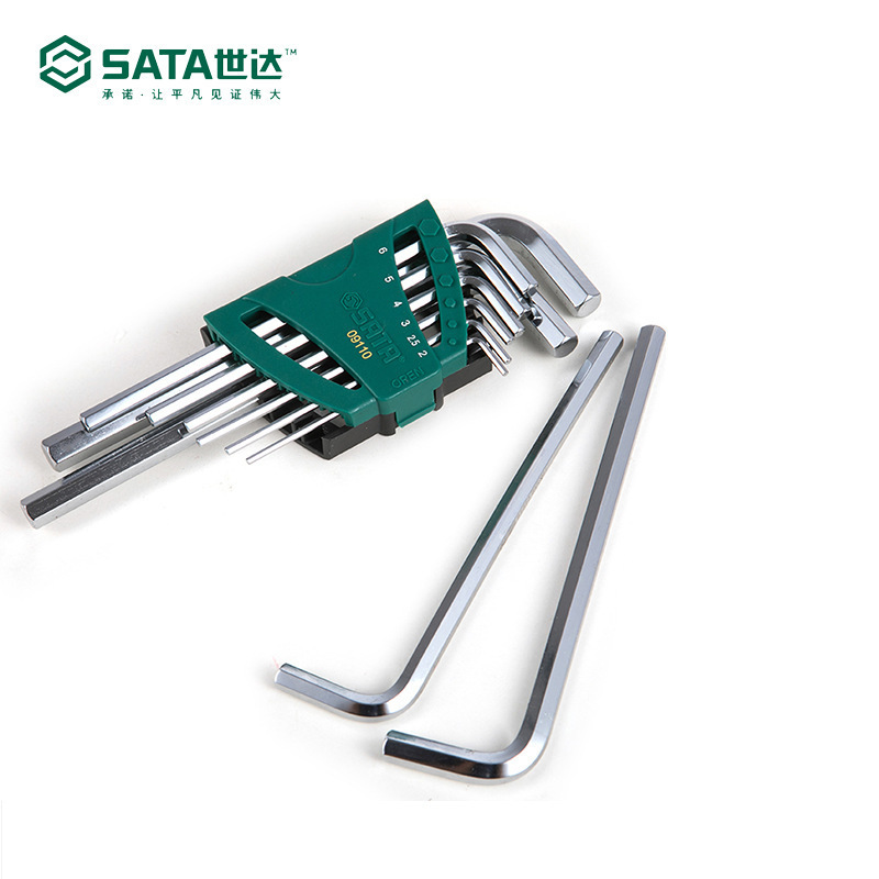 世达内六角扳手套装特长梅花内六方螺丝刀 内6角扳手09101-09124