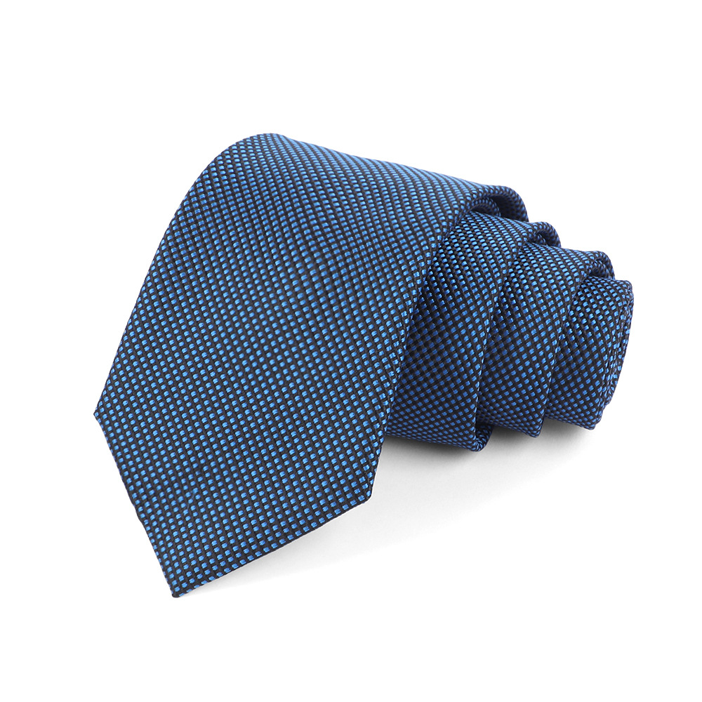 Corbata de hombre 8cm para hombre, bordado jacquard de alta calidad para hombre, corbata de negocios, corbata de seda de poliéster, fábrica al por mayor